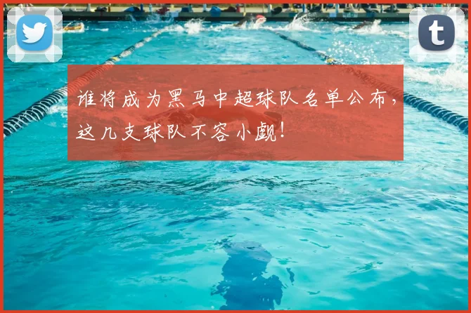 谁将成为黑马中超球队名单公布，这几支球队不容小觑！
